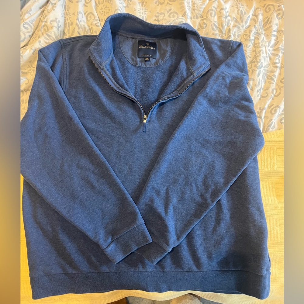 Brooks Brothers Men’s Quarter Zip Pullover – Size XXL